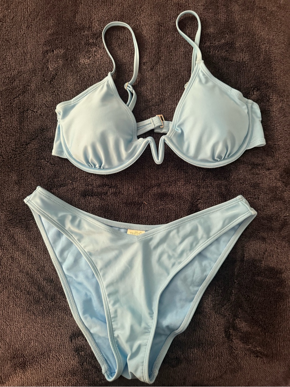 wild fable Light Blue Bikini Set